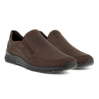 ECCO Irving loafer, nubuk coffee