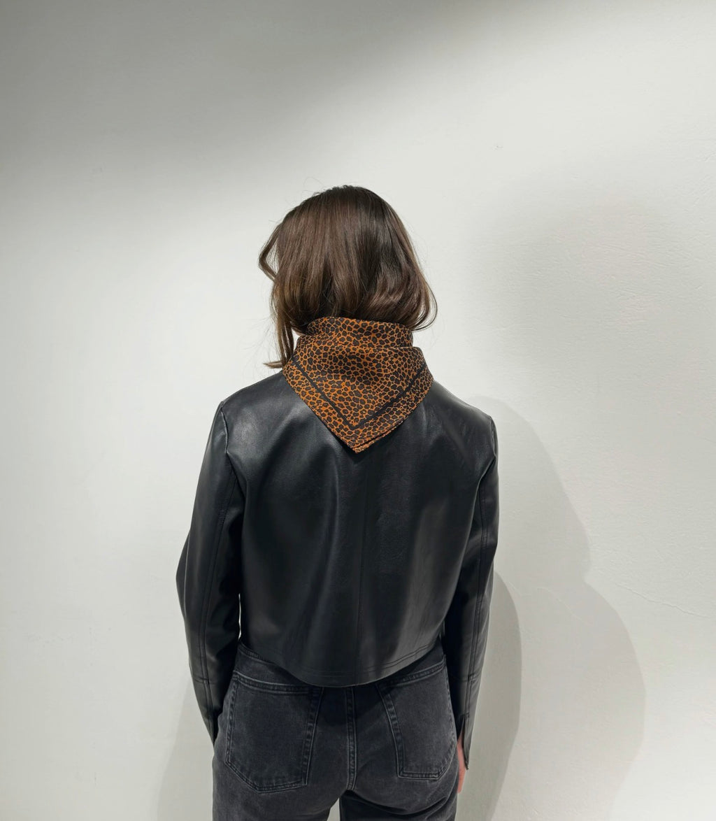 Lescarf Leo, brown 50x50