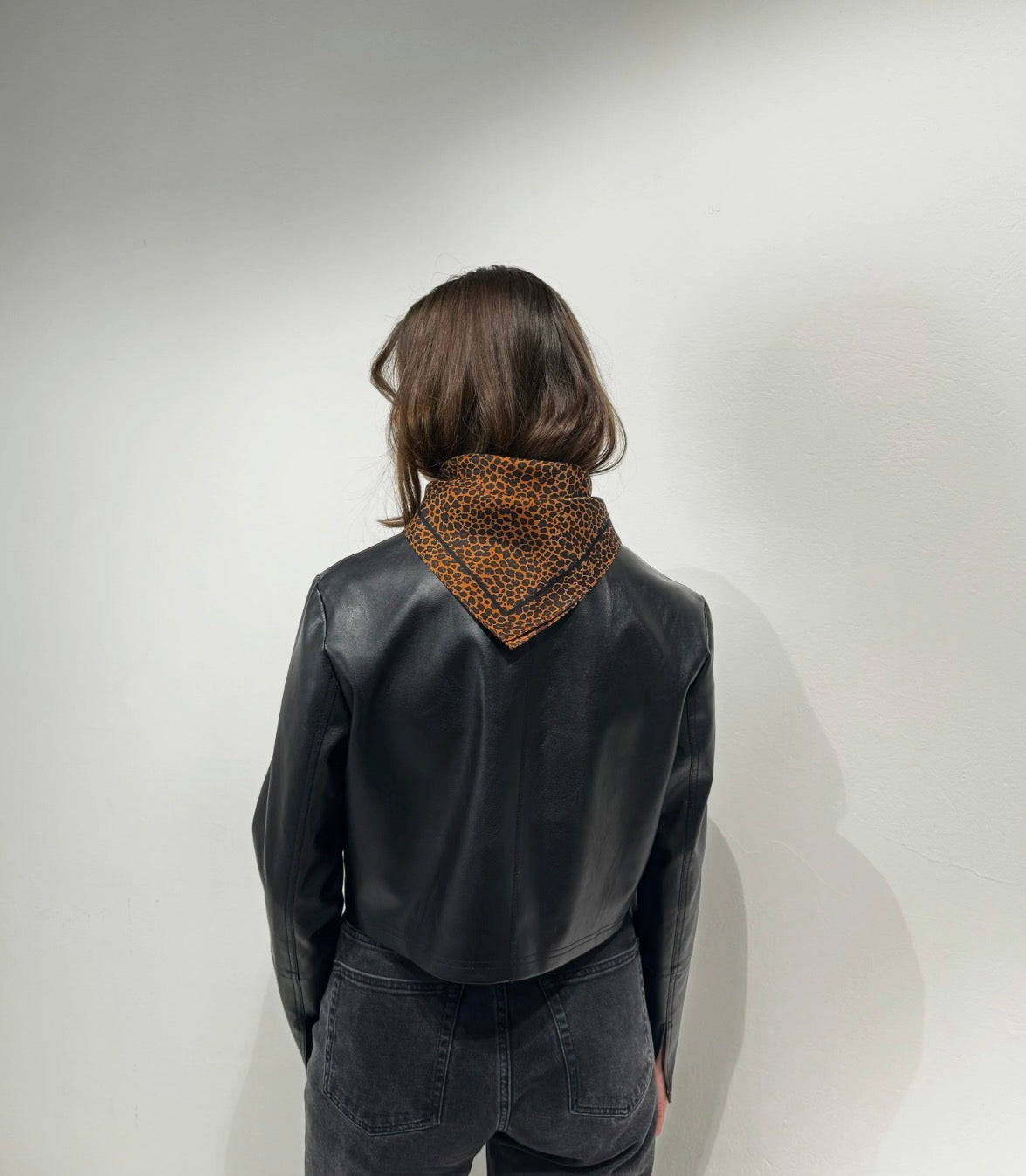 Lescarf Leo, brown 50x50