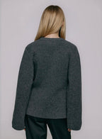 Julie Josephine Ragna cardigan, Dark grey