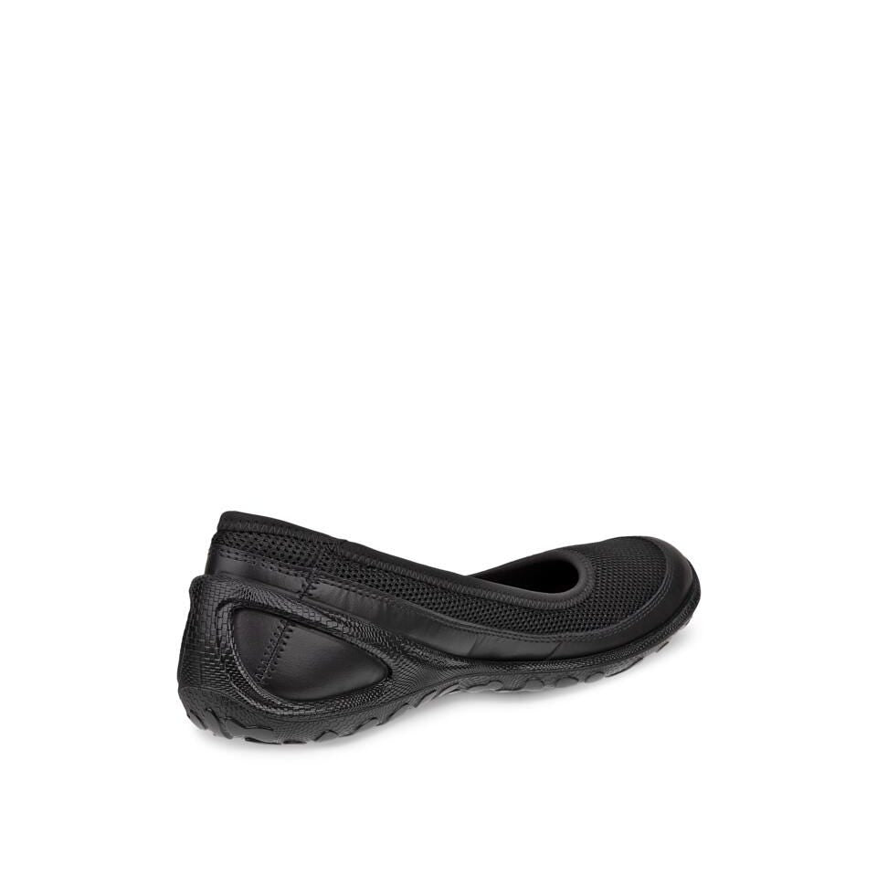 ECCO Biom Lite Ballerina tekstil, Sort