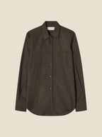 Jeanerica Elise shirt, brown stripe