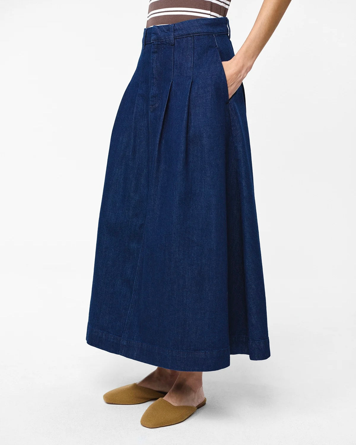 Julie Josephine Victoria Denim skirt, dark blue