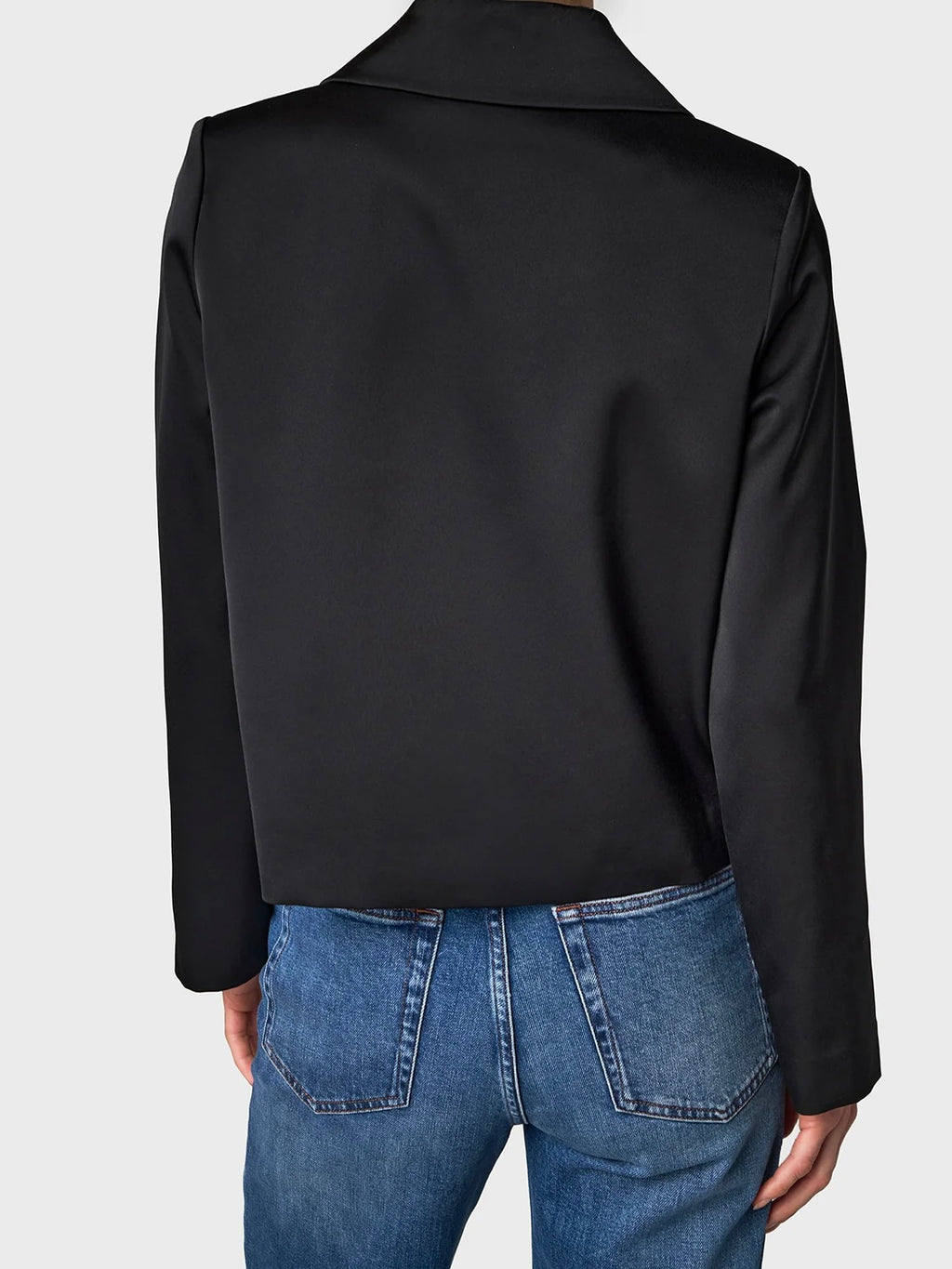 Marville Road The Donna satin blazer, sort