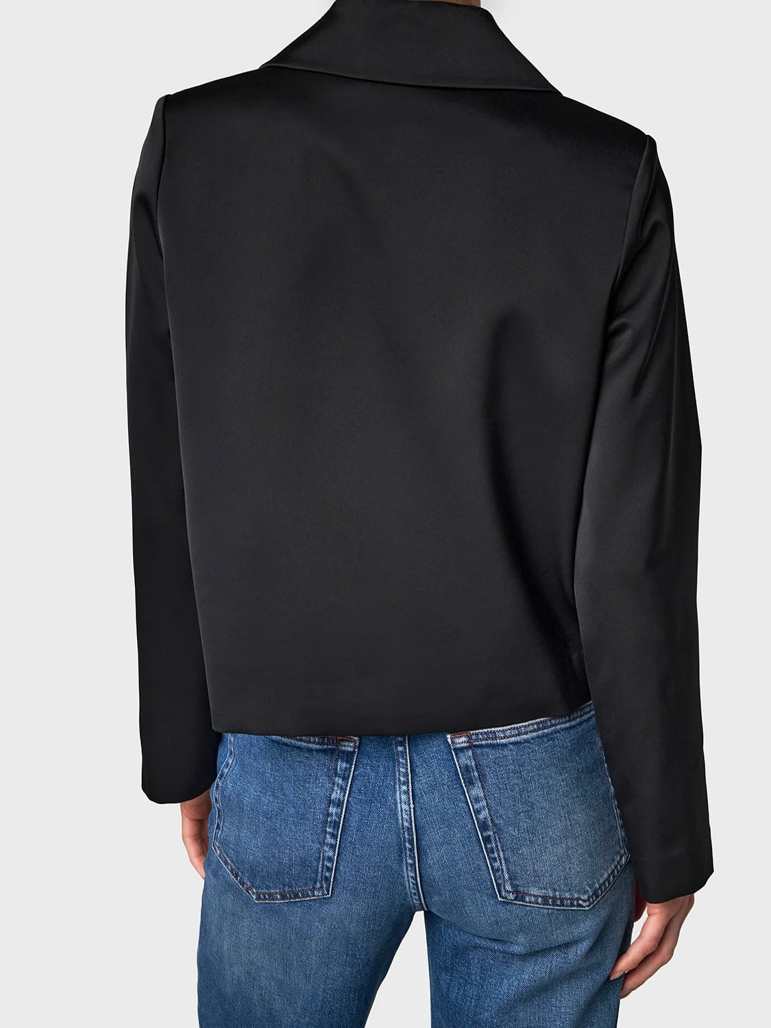 Marville Road The Donna satin blazer, sort