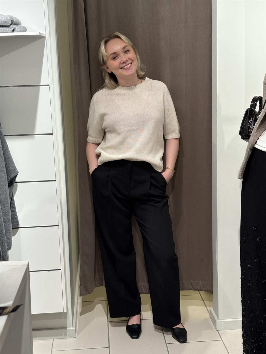 Seductive Louella Optical fine wool, Sort