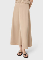 Marville Road The Rhonda satin skirt, beige