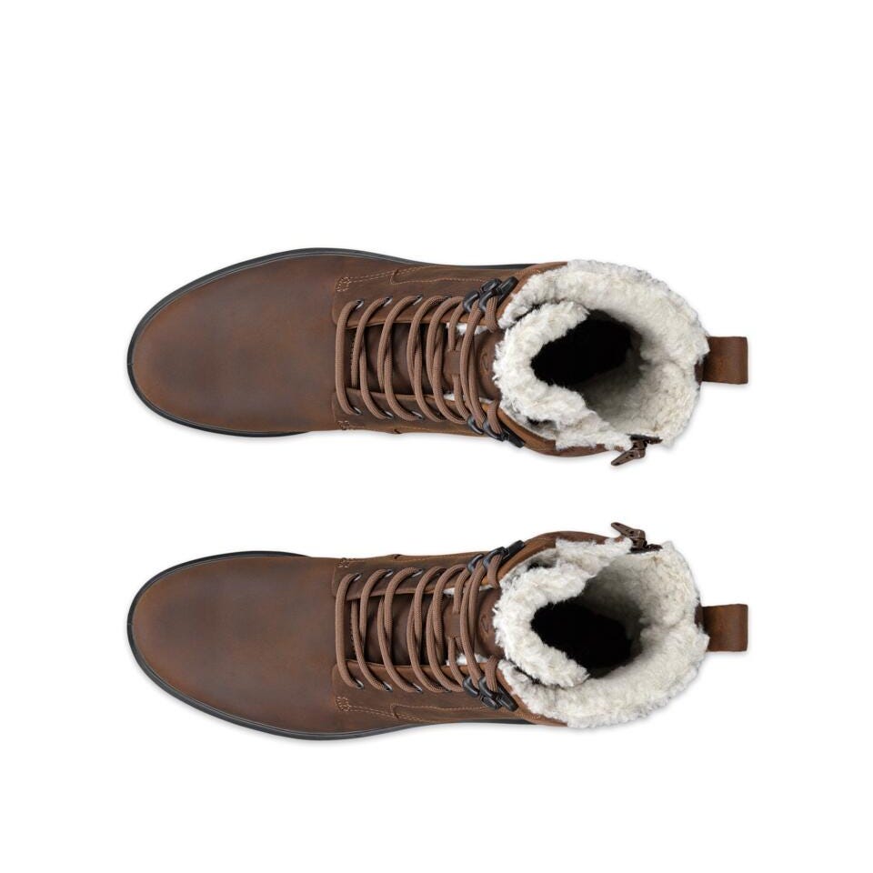 ECCO Metropole Vienna warm snøre, Camel