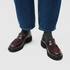 ECCO Vienna Loafer D, Garnet