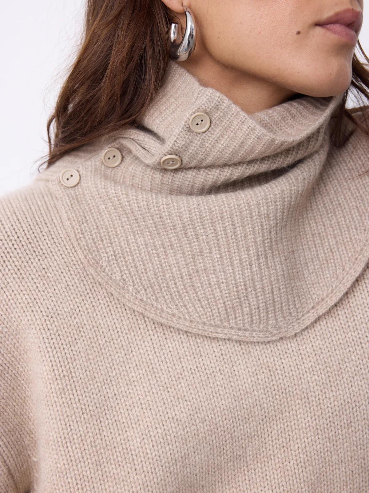 Notshy Cashmere Baya hals, sand