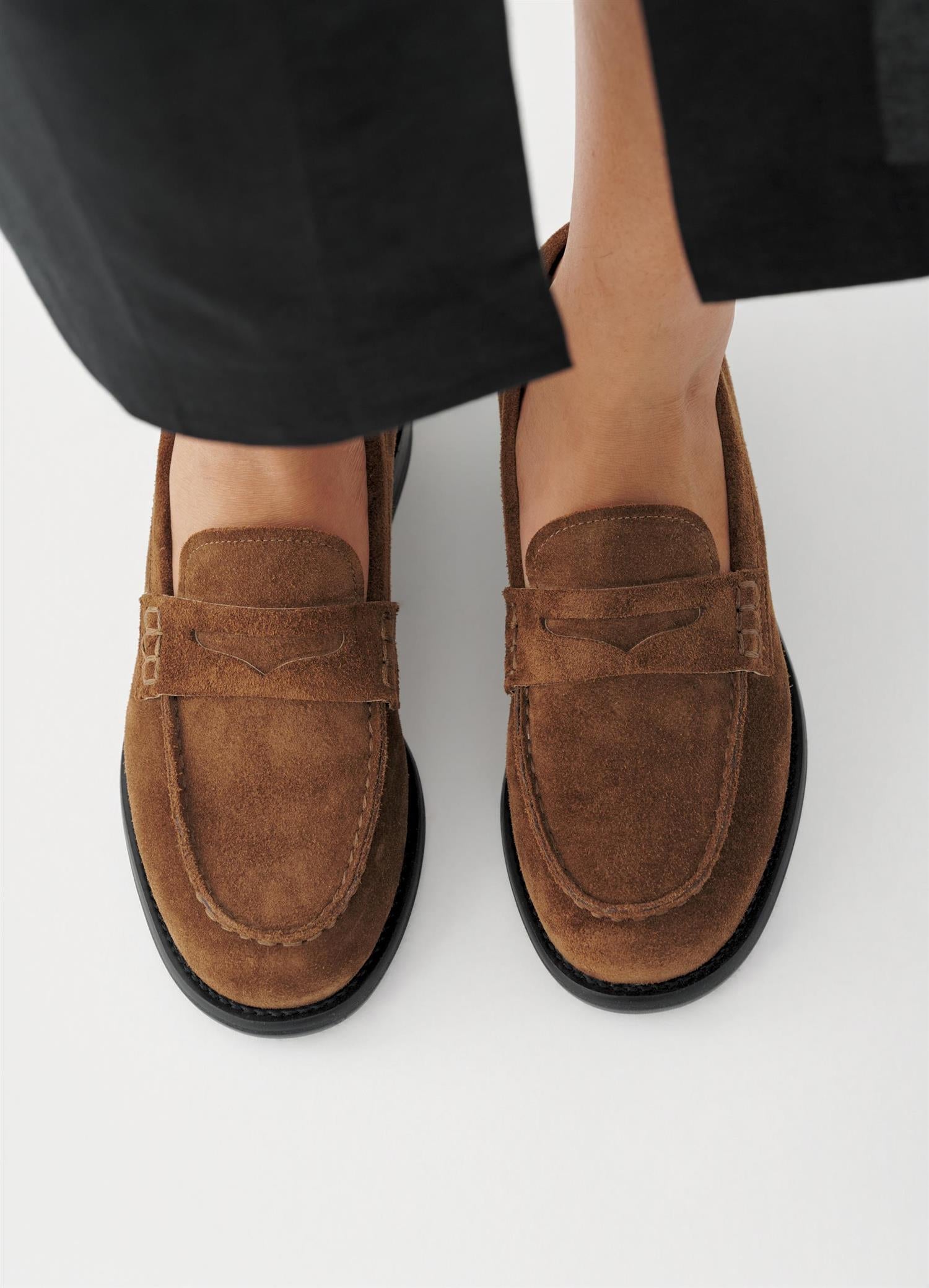 Vagabond Linn loafer, semsket cocoa brown