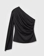 Marville Road The Jessie satin top, sort