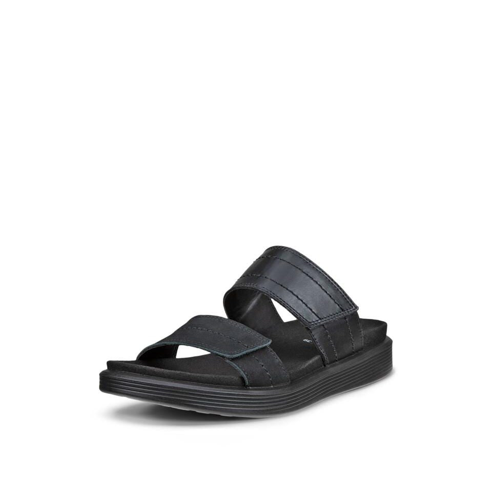 ECCO Soft sandal slide, sort
