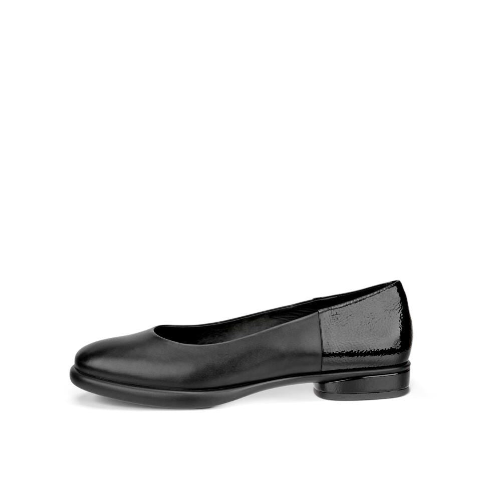 ECCO Sculpted Lx Ballerina, Sort/lakk