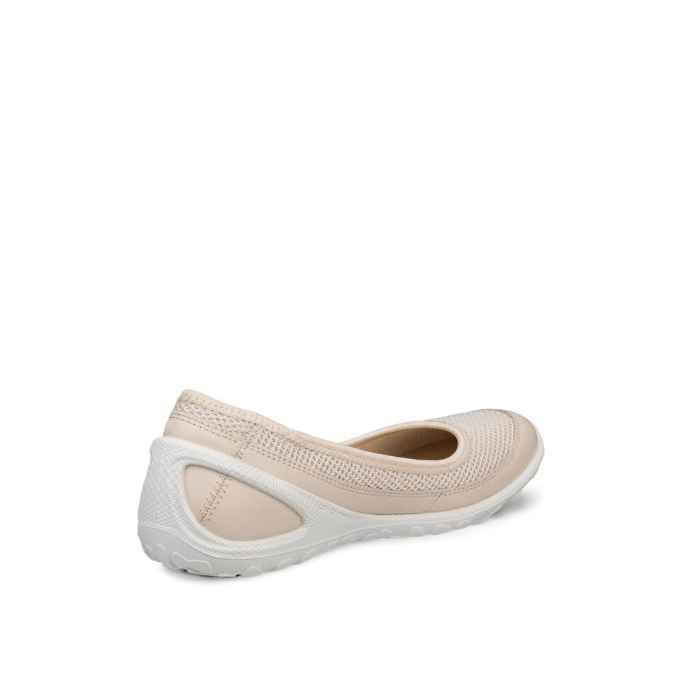 ECCO Biom Lite Ballerina tekstil, Limestone