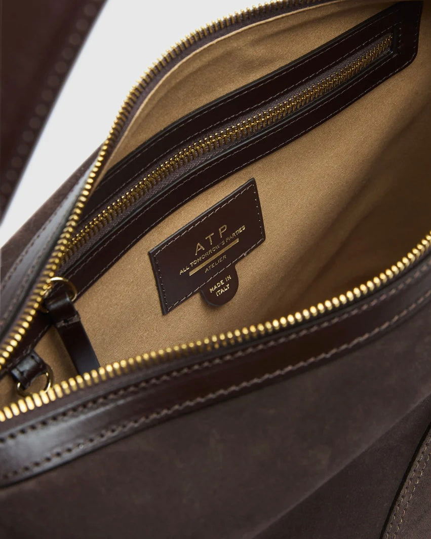 ATP Atelier Bassanina walnut suede/vachetta