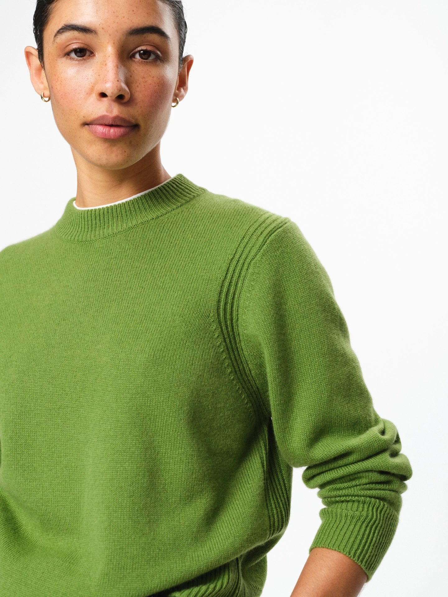 Julie Josephine Alma sweater, tulip green
