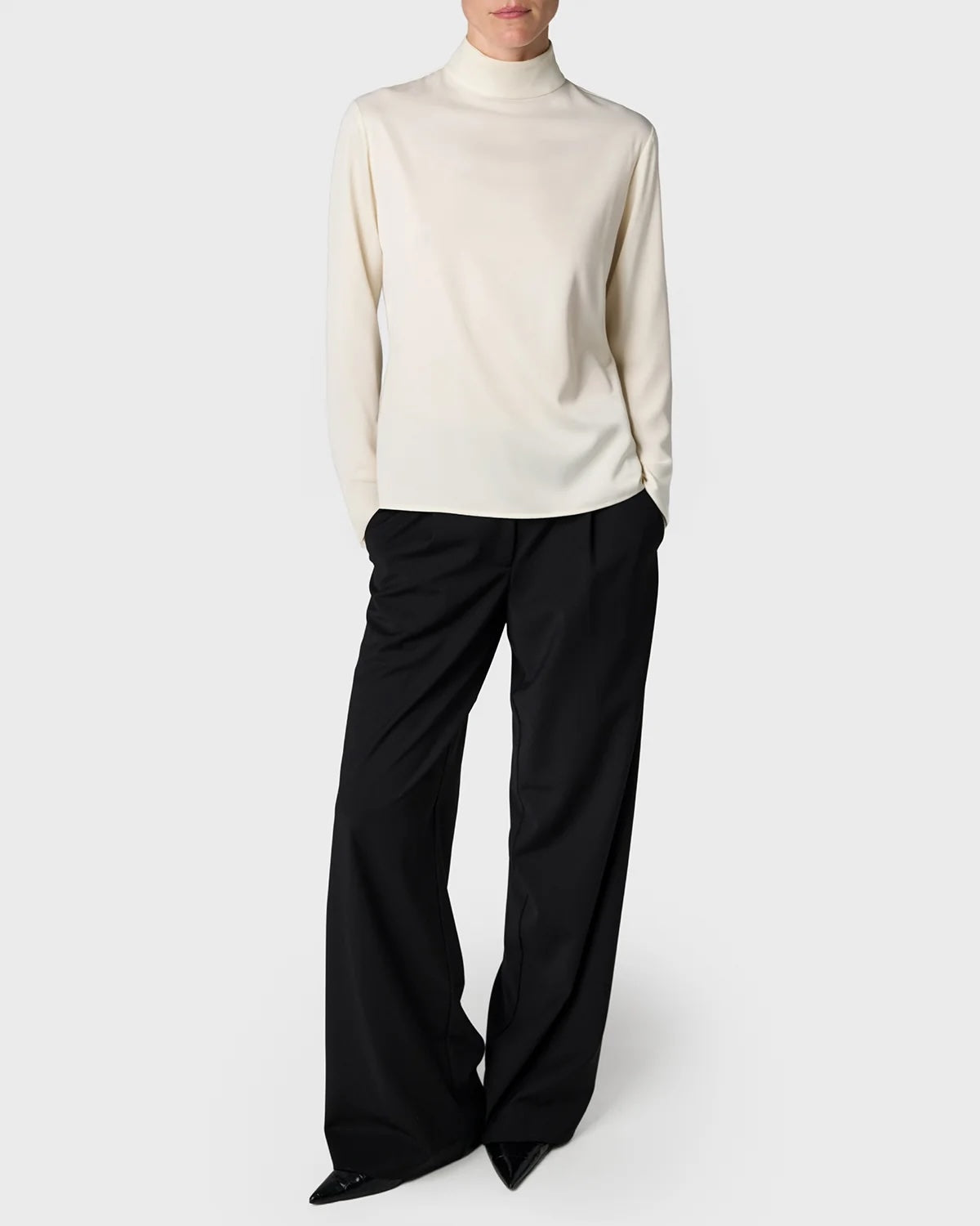 Marville Road The Sophia satin blouse, creme