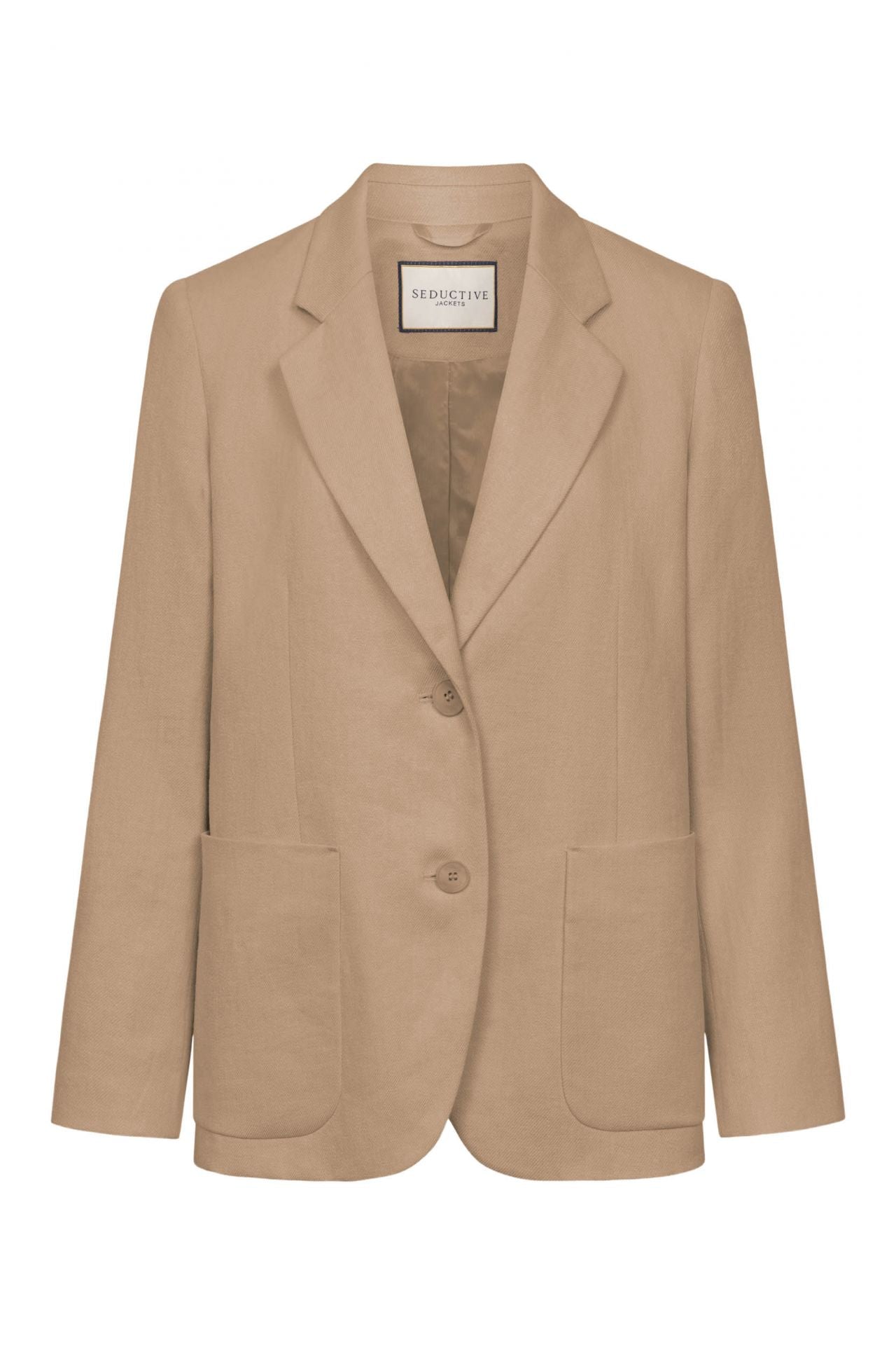 Seductive Carette fine linen, ginger