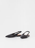 Vagabond Hermine ballerina slingback, sort