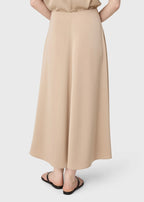 Marville Road The Rhonda satin skirt, beige