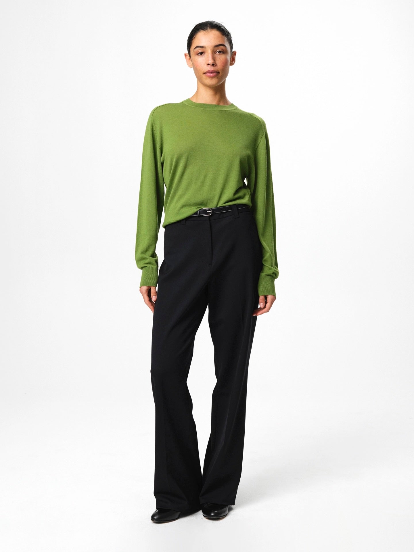 Julie Josephine Hanne sweather, tulip green