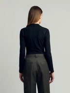 Andiata Fifi Loong sleeve, Sort