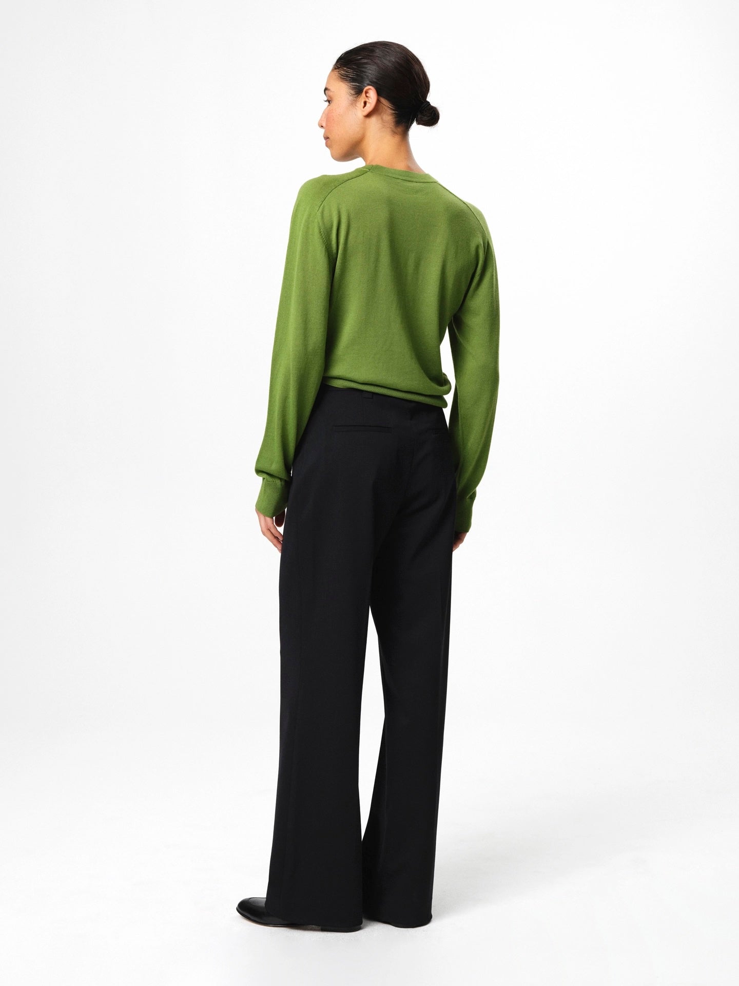 Julie Josephine Hanne sweather, tulip green