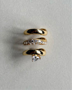 Philippa Studios Wave ring, forgylt gull