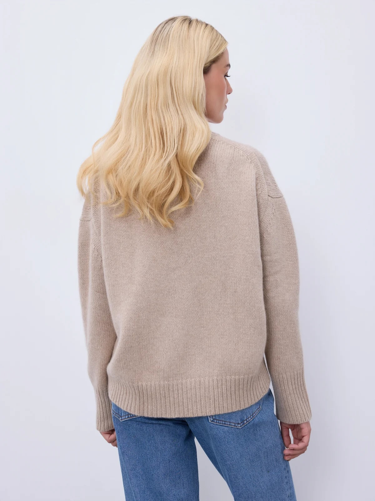 Notshy Cashmere Elisa sweater, sand