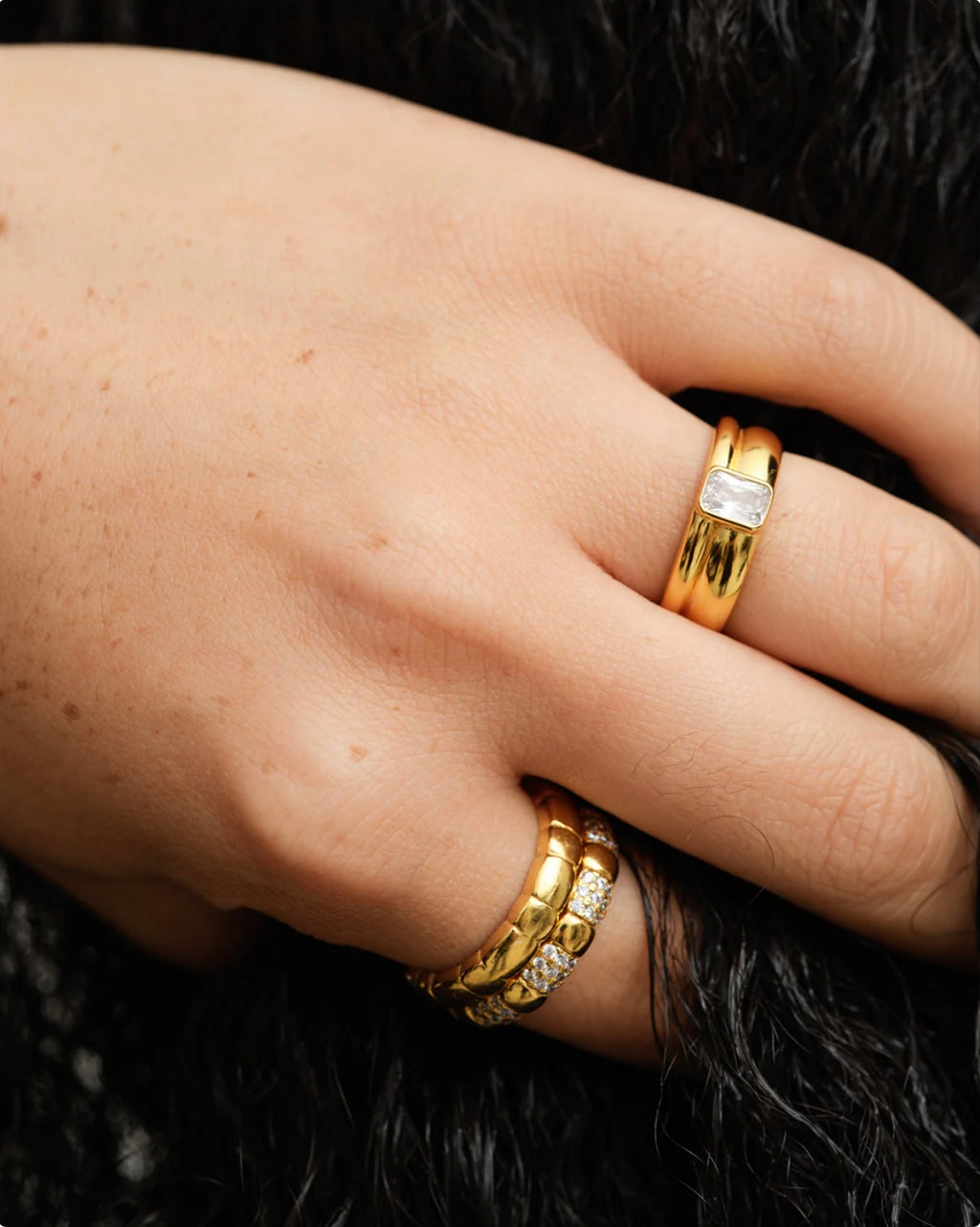 Philippa Studios Ella ring, forgylt gull