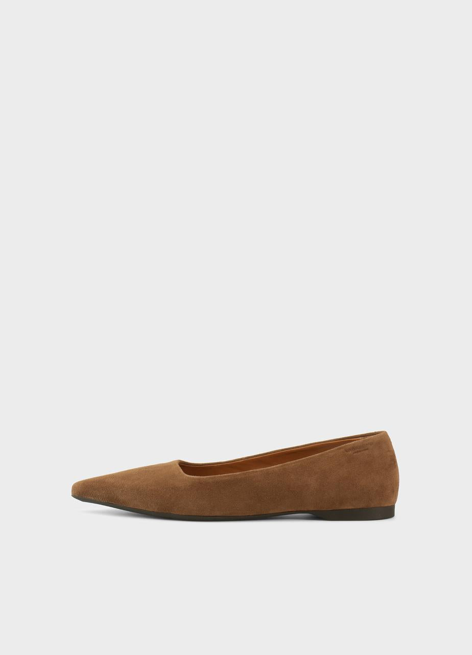Vagabond Hermine ballerina, cocoa brown