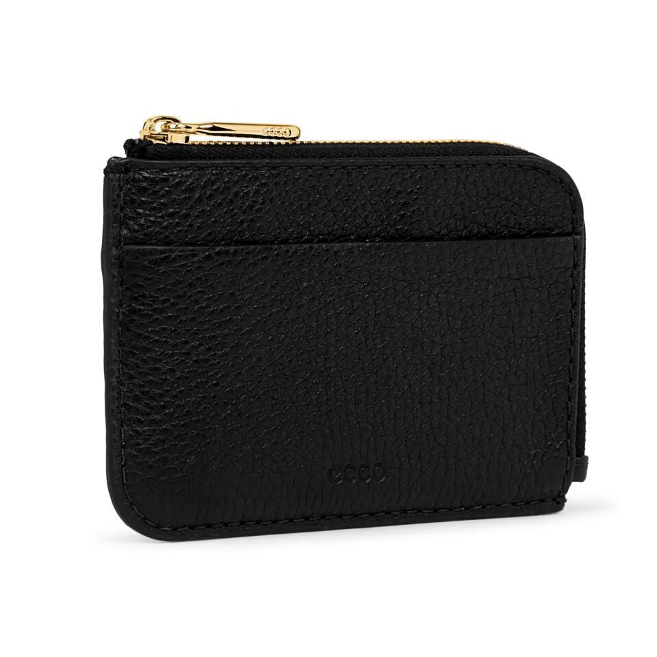 ECCO Card case zipped pebbled, sort