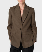 Marville Road The Rome Tweed blazer, brown