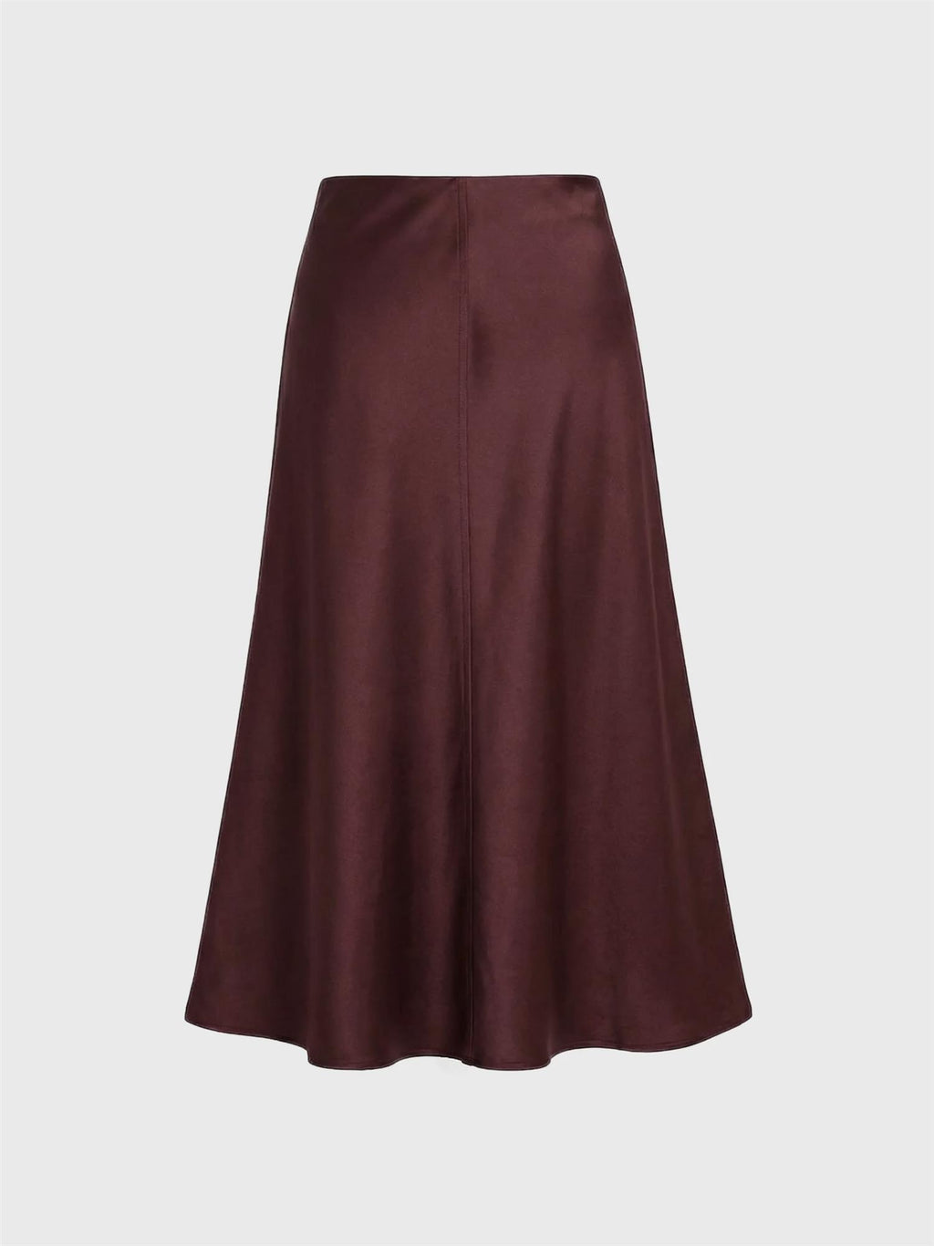 Marville Road The Rhonda satin skirt, Burgundy