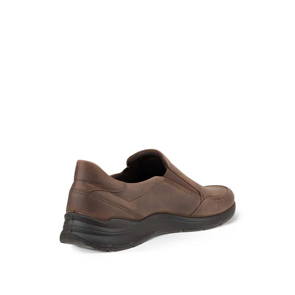 ECCO Irving loafer, nubuk coffee