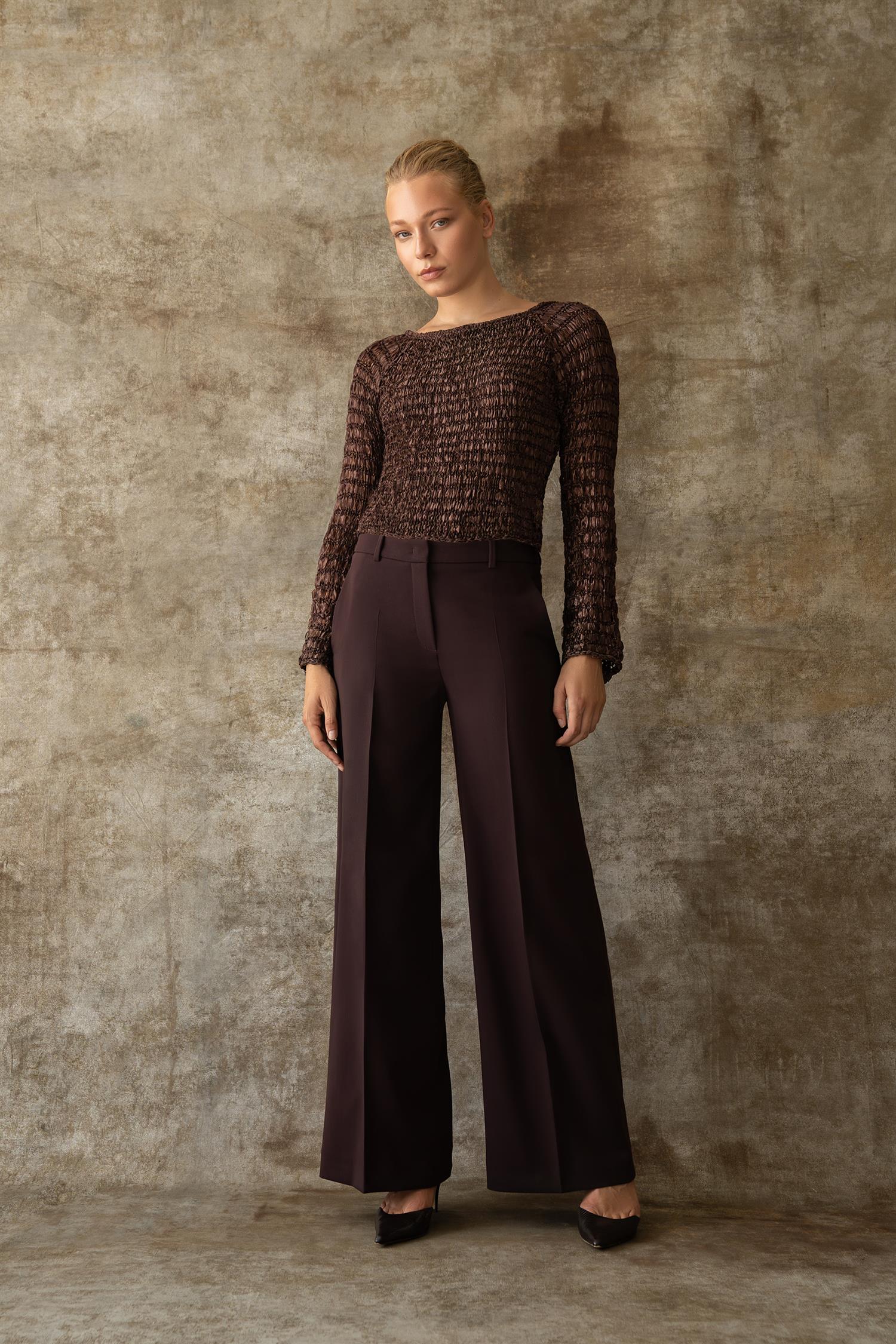 Seductive Shiloh Optical fine wool, barolo