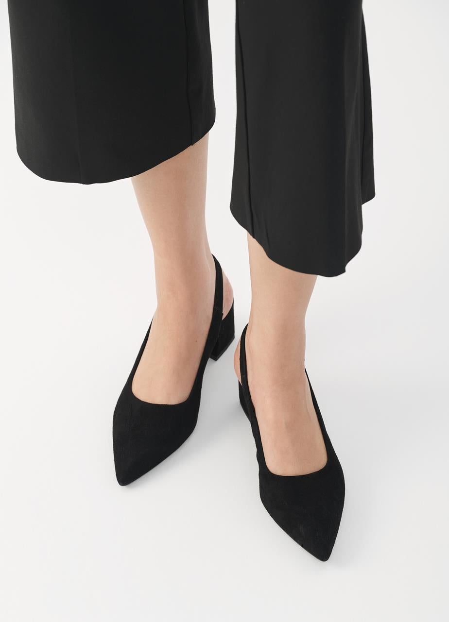 Vagabond Marta slingback 50, sort semsket