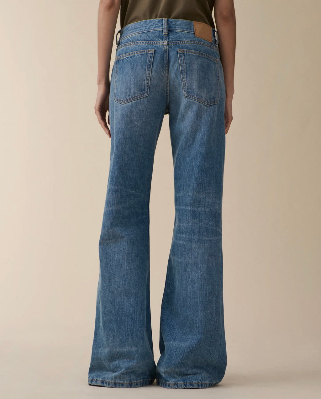 Jeanerica Kyoto, mid blue righe