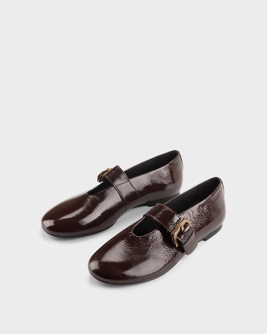 Vagabond Aleya spenne, lakk chocolate