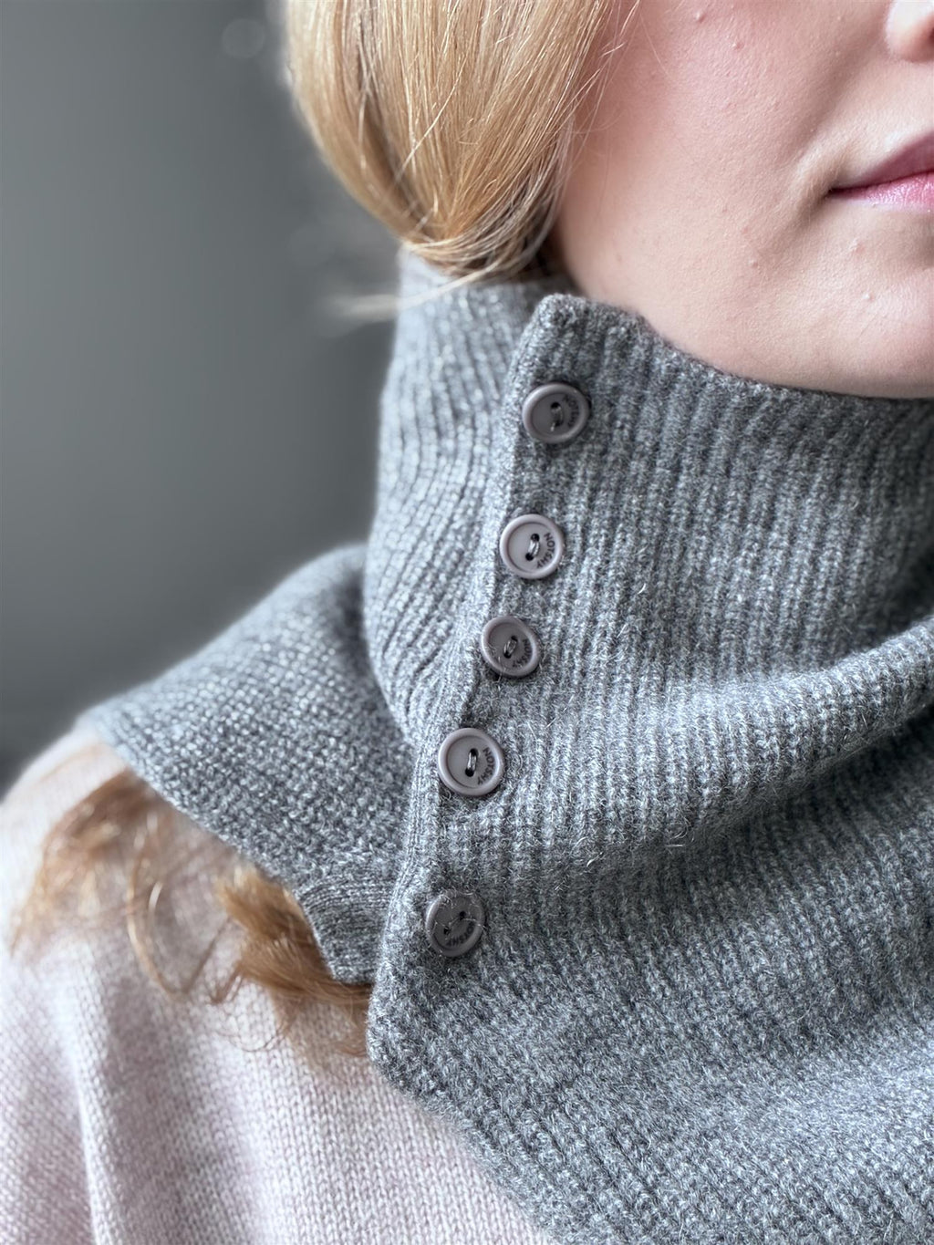 Notshy Cashmere Baya hals, koksgrå
