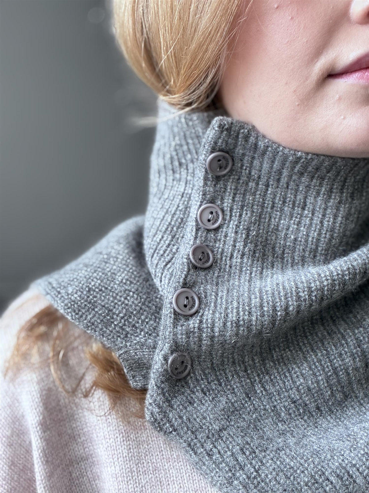 Notshy Cashmere Baya hals, koksgrå