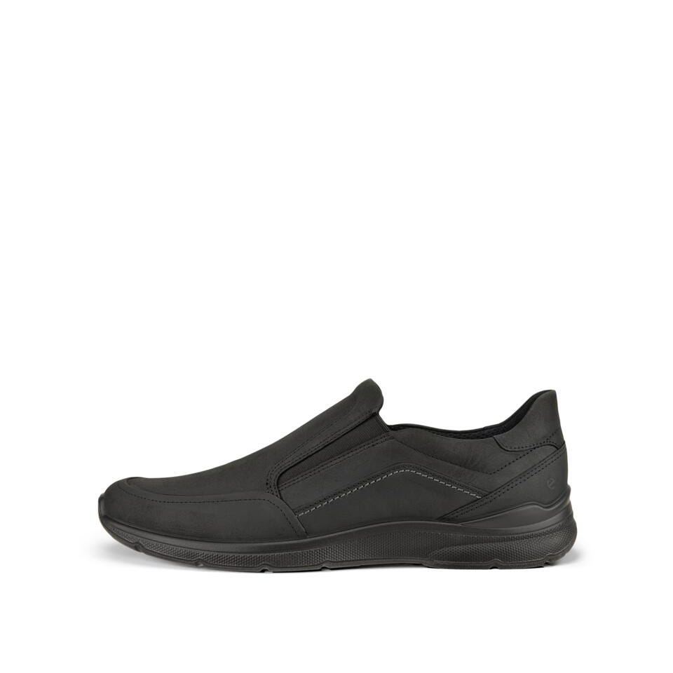 ECCO Irving Loafer nubuck, Sort