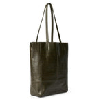 ECCO Aven tote croc, Green pine