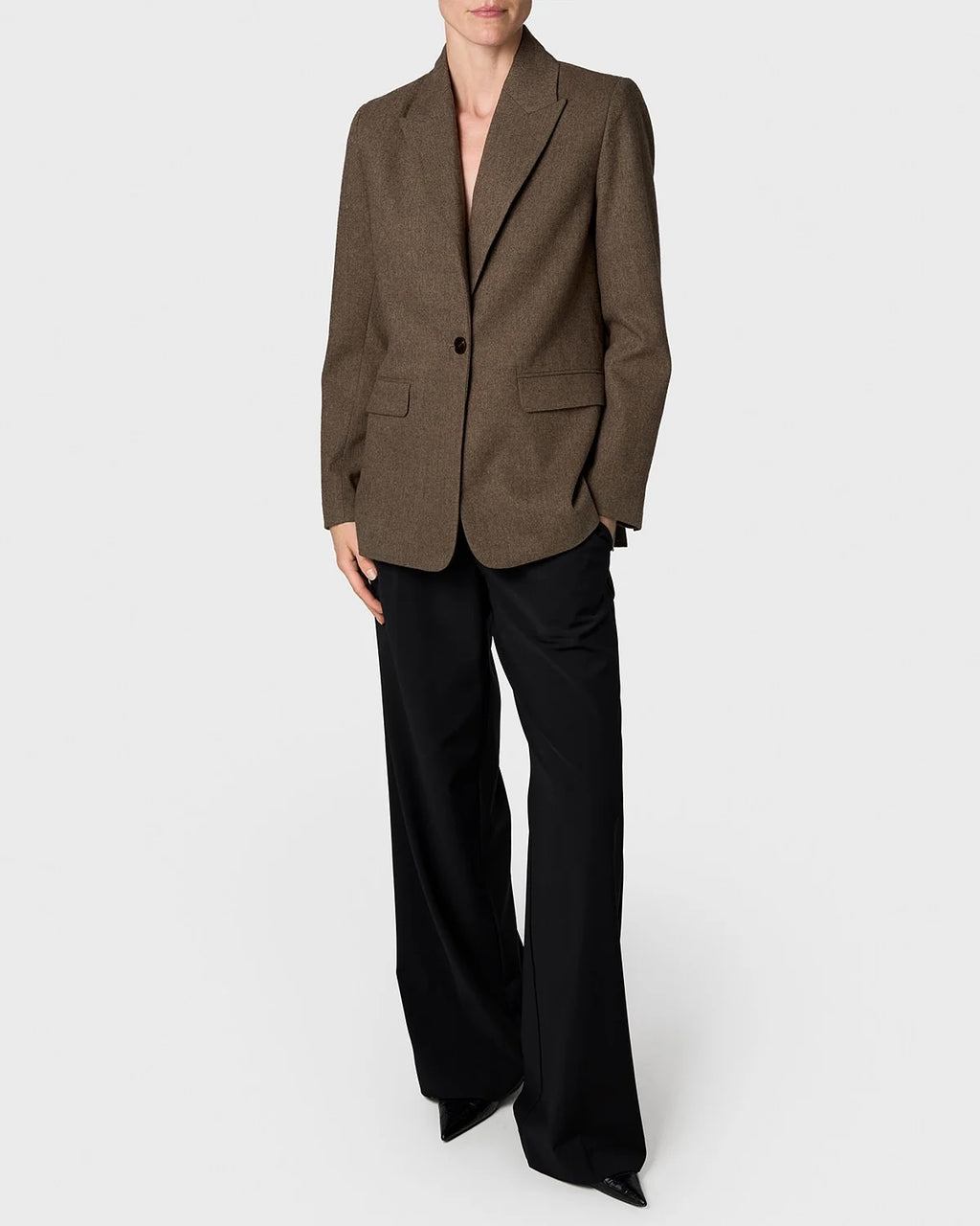 Marville Road The Rome Tweed blazer, brown