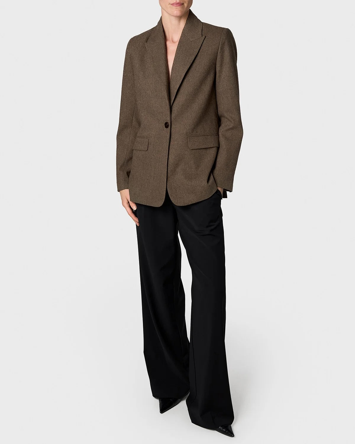 Marville Road The Rome Tweed blazer, brown