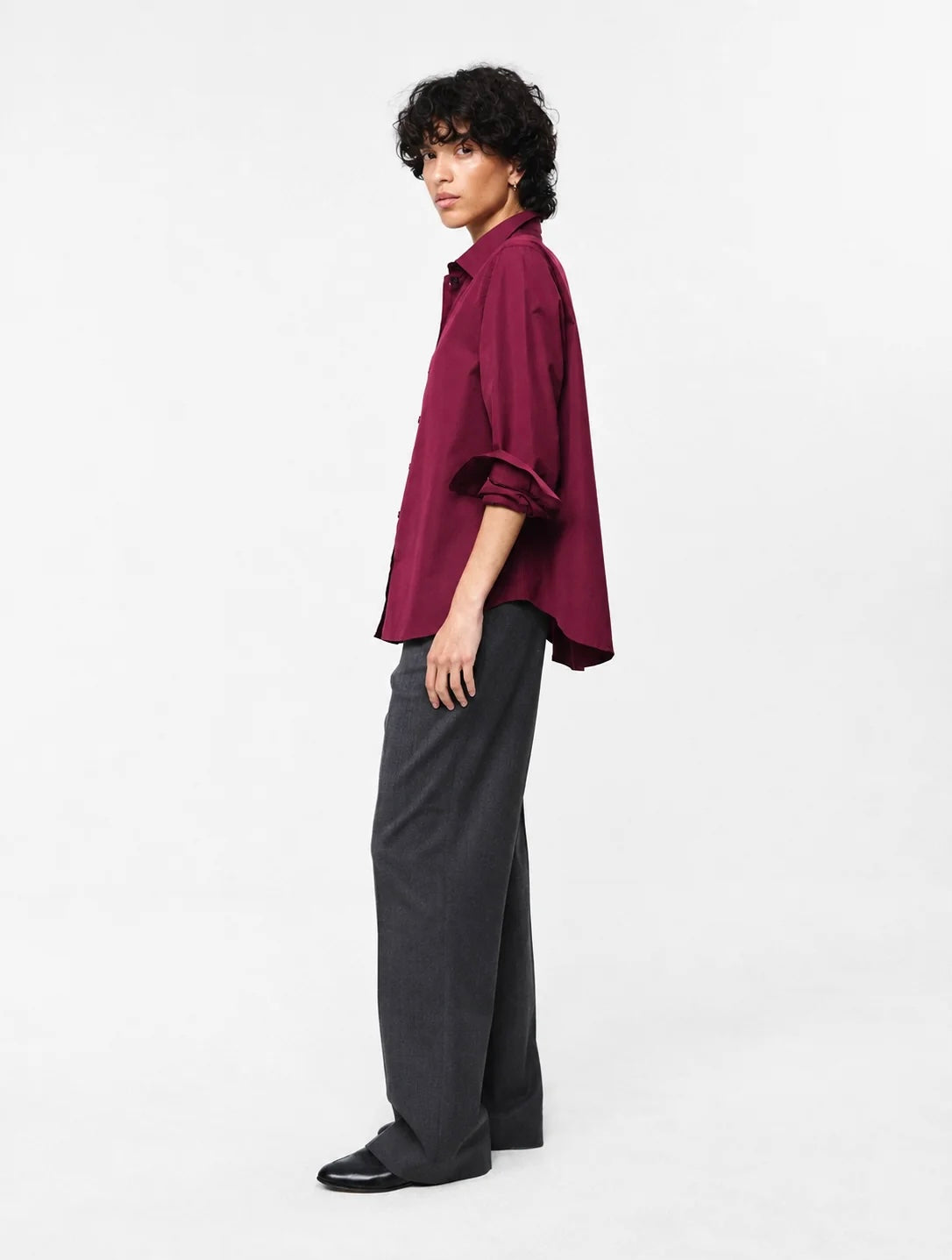 Julie Josephine Sophie shirt, Plum