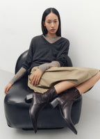 Vagabond Giselle skolett stretch, choclolate