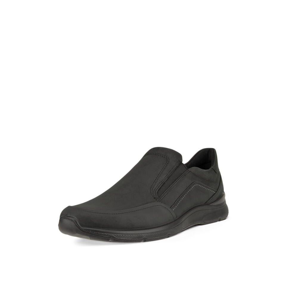 ECCO Irving Loafer nubuck, Sort
