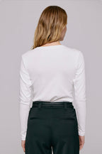 Julie Josephine Andrea Longsleeve, hvit